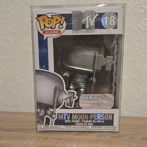 Funko Silver MTV Moon Person Pop! Vinyl Figure